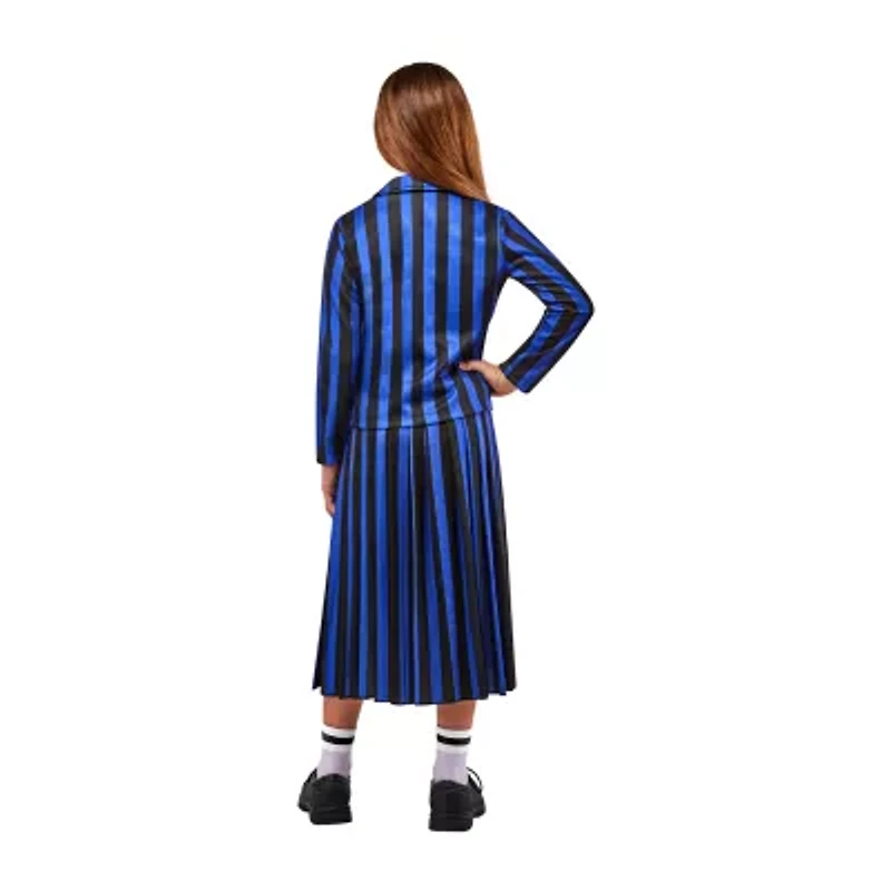 Little & Big Kid Girls Purple Nevermore Academy Uniform The Addams Family Wednesday 3-pc. Costume
