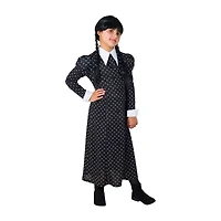 Little & Big Kid Girls Nevermore Academy The Addams Family Wednesday Costume
