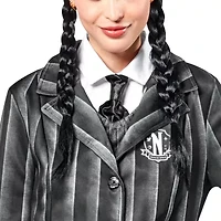 Womens The Addams Family Wednesday Addams Wig Costume Accessory