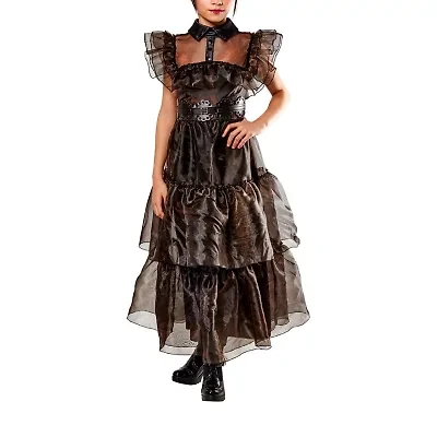 Little & Big Kid Girls Nevermore Academy Raven Dance The Addams Family Wednesday Costume