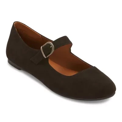 Arizona Jean Co Lloyd Ballet Womens Round Closed Toe Mary Jane Shoes