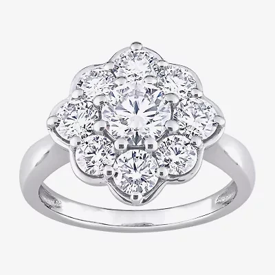 Womens / CT. T.W. Lab Created White Moissanite 10K Gold Engagement Ring