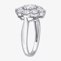 Womens 2 CT. T.W. Lab Created White Moissanite 10K Gold Engagement Ring