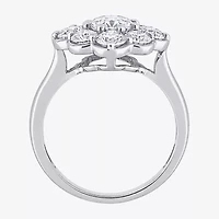Womens 2 CT. T.W. Lab Created White Moissanite 10K Gold Engagement Ring