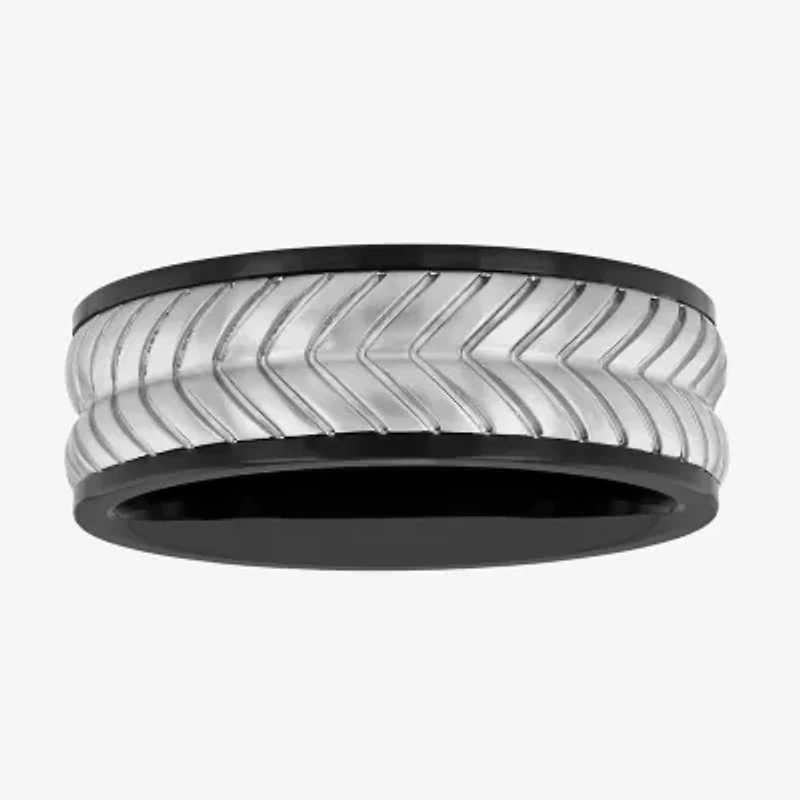 Mens 8MM Tungsten Wedding Band
