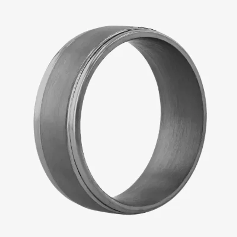 Mens 8MM Tantalum Wedding Band