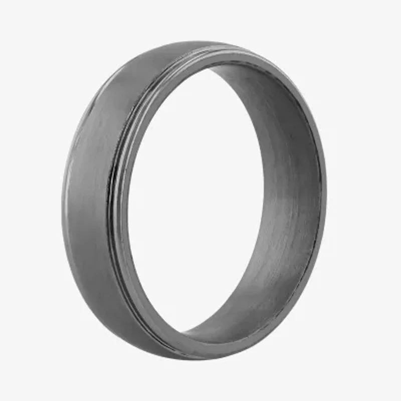 Mens 6MM Tantalum Wedding Band