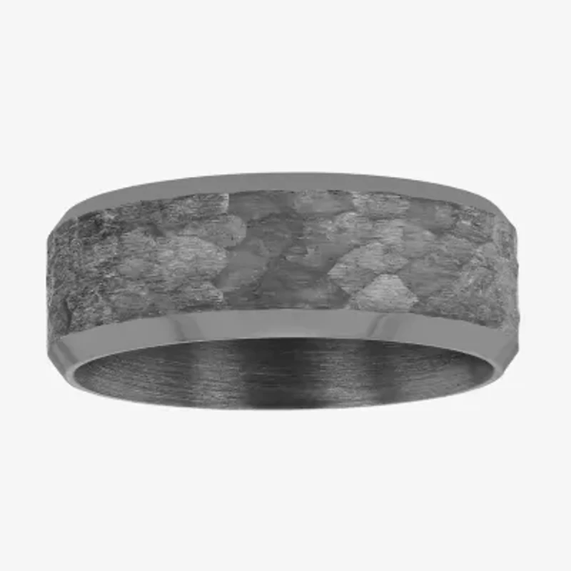 Mens 8MM Tantalum Wedding Band
