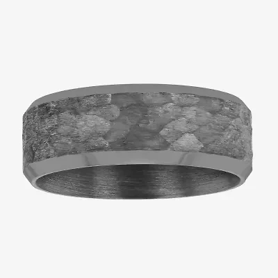 Mens 8MM Tantalum Wedding Band