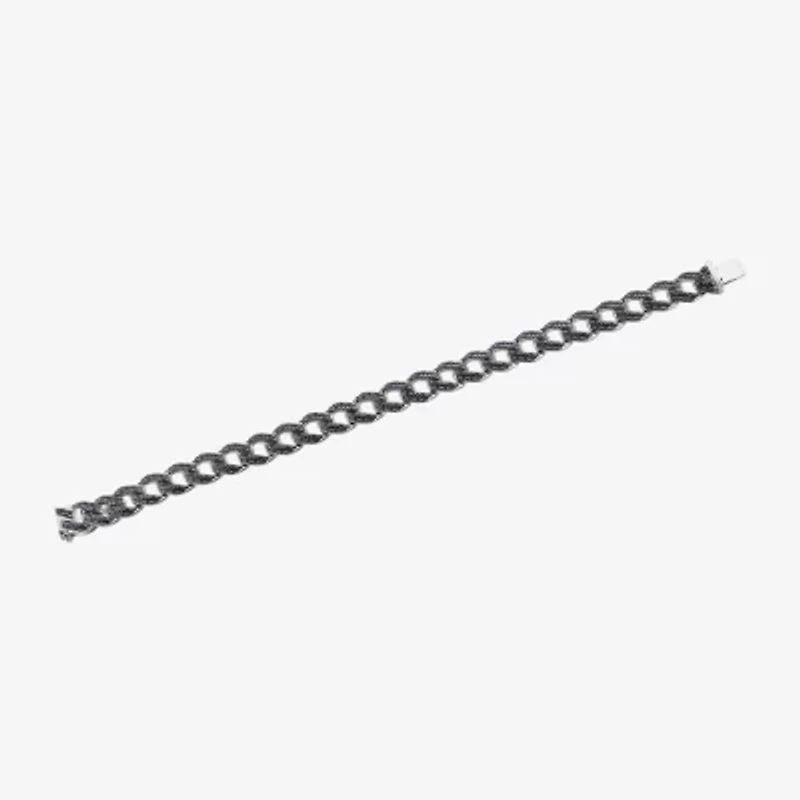 Mens Sterling Silver 8 1/2 Inch Link Bracelet