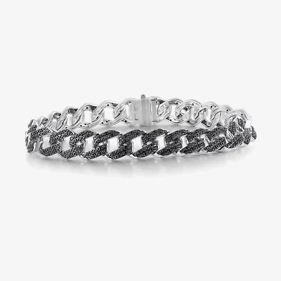Mens Sterling Silver 8 1/2 Inch Link Bracelet