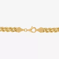 10K Gold  4.9mm 7.25" Double Rope Bracelet