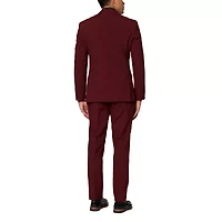 Opposuits Men's Slim Fit Solid Suit & Tie Set