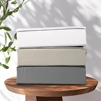 Purity Home Percale 3-pc. Duvet Cover Set