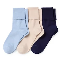 Mixit Everyday Essential Womens 3 Pair Turncuff Socks