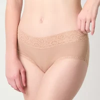 Arizona Body Cotton with Lace Boyshort Panty