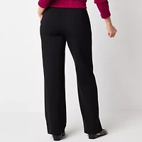 St. John's Bay Womens Wide Leg Pull-On Pant