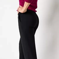 St. John's Bay Womens Wide Leg Pull-On Pant