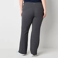 Xersion EverPerform Womens High Rise Cotton Yoga Pant Plus