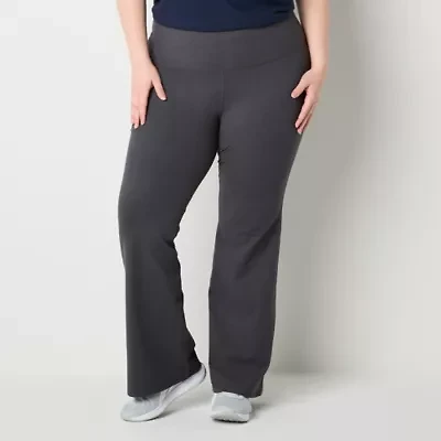 Xersion EverPerform Womens High Rise Cotton Yoga Pant Plus