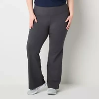 Xersion EverPerform Womens High Rise Cotton Yoga Pant Plus