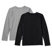 Thereabouts Little & Big Kid Boys Crew Neck Long Sleeve Regular Fit 2-pc. Graphic T-Shirt