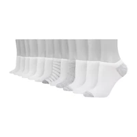Hanes Lightweight Womens Multi-Pack 12 Pair Plus Tall No Show Socks