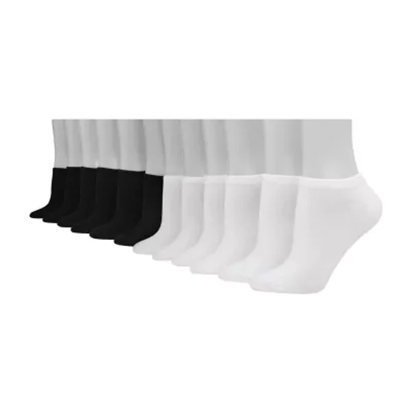 Hanes Lightweight Womens Multi-Pack 12 Pair Liner Socks