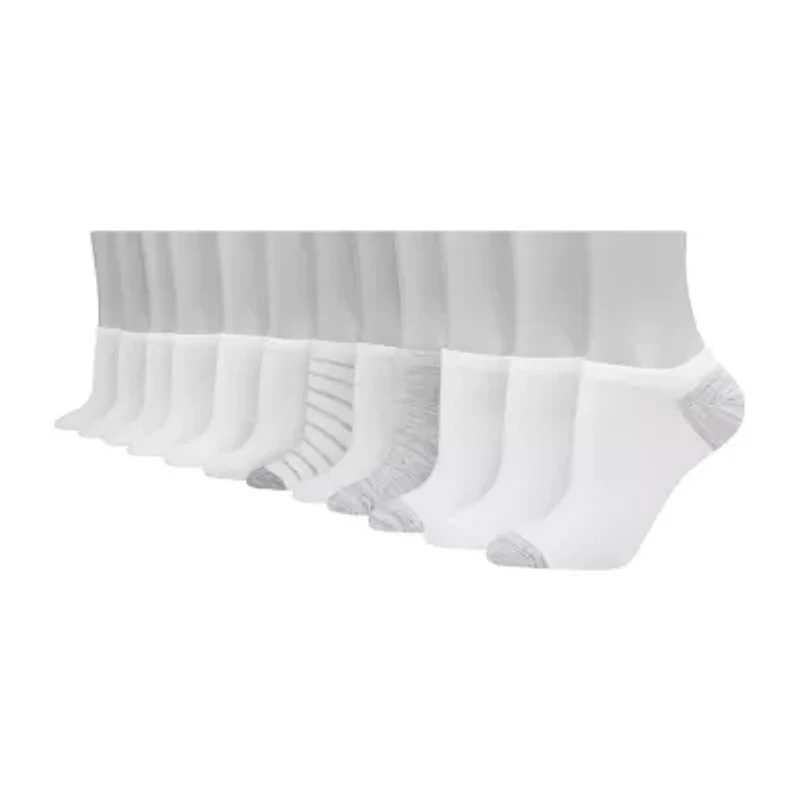 Hanes Lightweight Womens Multi-Pack 12 Pair Liner Socks