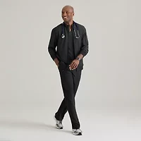 Barco One Bow883 Amplify 3-Pocket Stand-Up Collar Warm-Up Mens Moisture Wicking Scrub Jackets