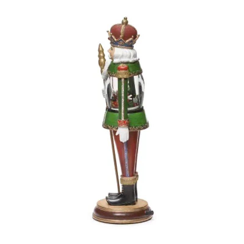 Roman 18in Musical Led Nutcracker Plays Music Christmas Tabletop Decor