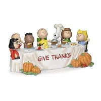 Roman 4.75in Give Thanks Peanuts Thanksgiving Tabletop Decor