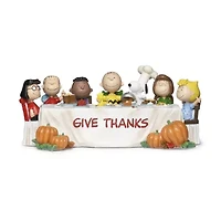 Roman 4.75in Give Thanks Peanuts Thanksgiving Tabletop Decor