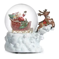 Roman 5.7 In Music  Sleigh-Dome Christmas Snow Globe