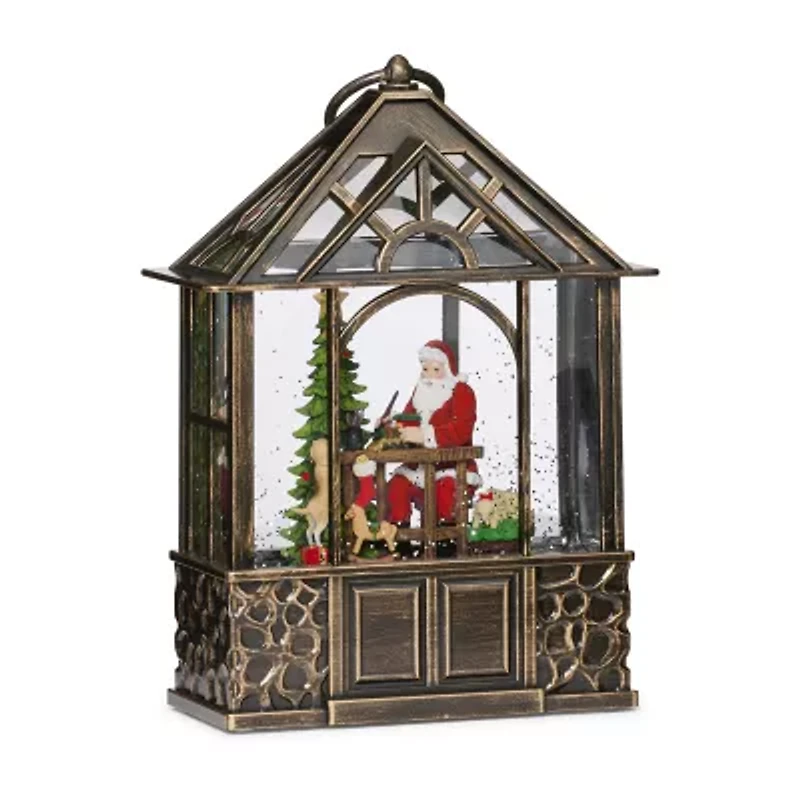 Roman 11in Lighted Swirl Gazebo Christmas Tabletop Decor