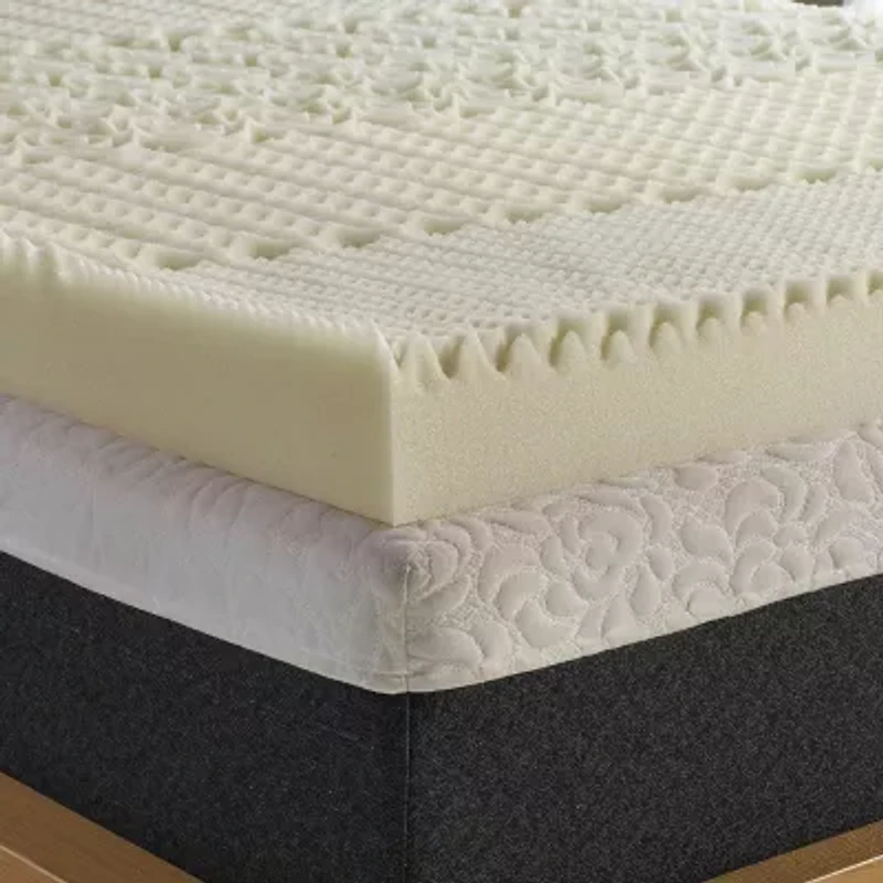Isotonic® 4” 5-Zone Mattress Topper Featuring Isotonic®+ Memory Foam
