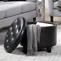 Designs4Comfort Round Ottoman