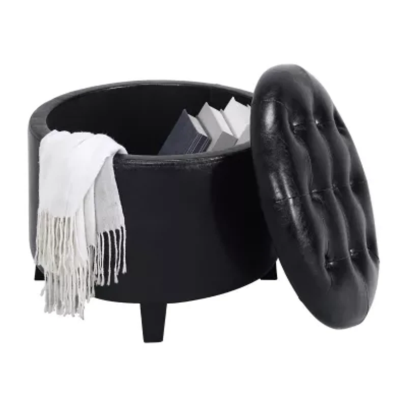 Designs4Comfort Round Ottoman