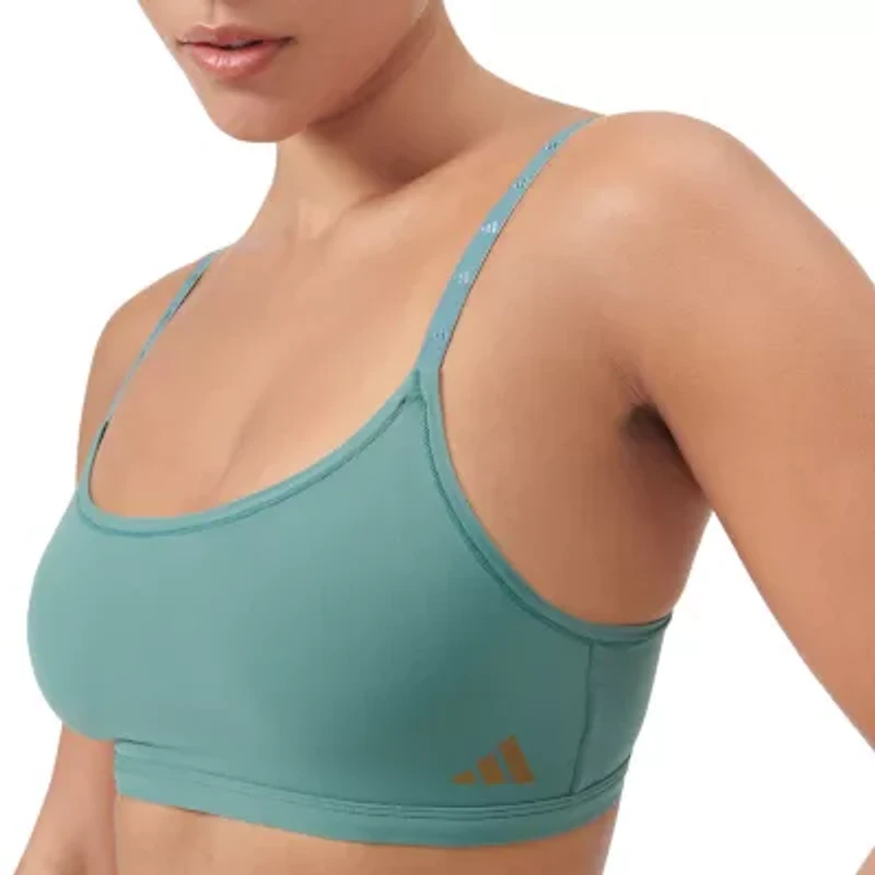Adidas Micro Bodyfit Padded Scoop Bralette-4A0460