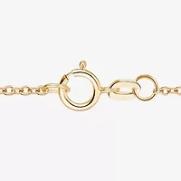 Womens Lab Created Pink Sapphire 14K Gold Over Silver Oval 18 Inch Pendant Necklace