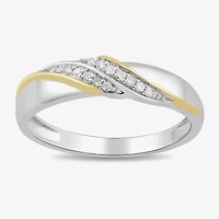 Womens 1/2 CT. T.W. Lab Grown White Diamond 14K Gold Over Silver Side Stone Bridal Set