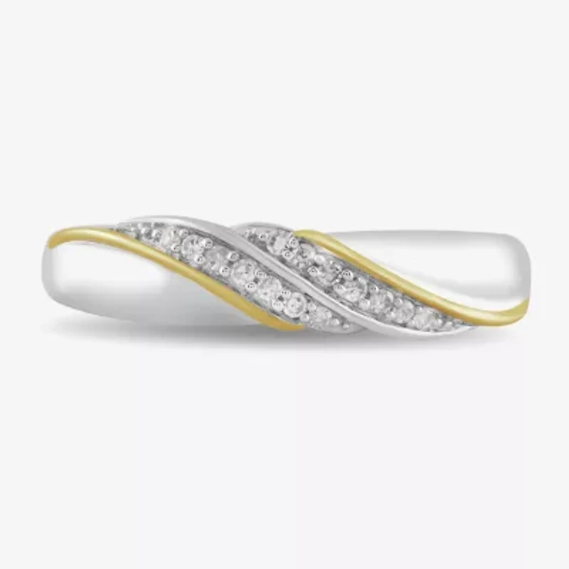 Womens 1/2 CT. T.W. Lab Grown White Diamond 14K Gold Over Silver Side Stone Bridal Set