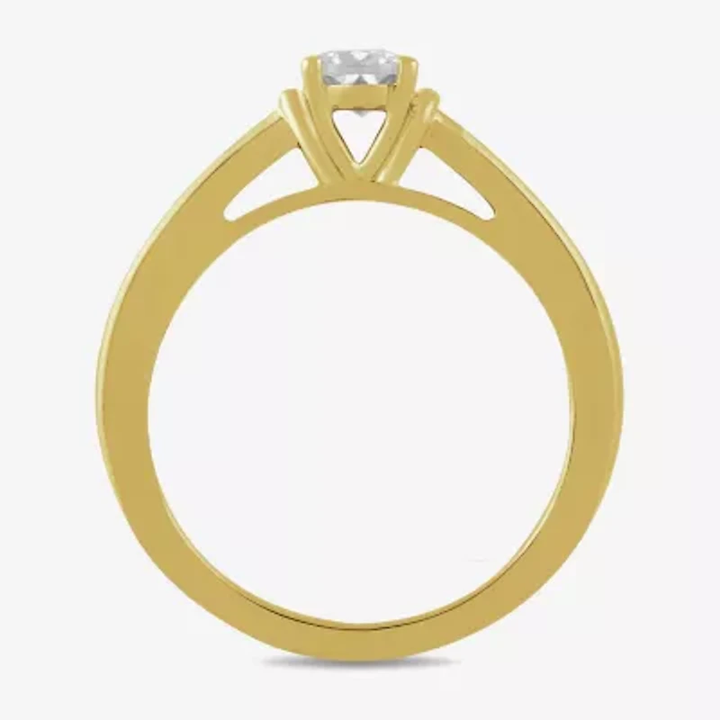 Womens 1 CT. T.W. Lab Grown White Diamond 14K Gold Over Silver Wedding Bridal Set