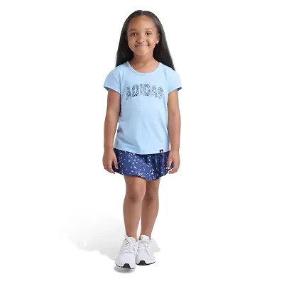 adidas Little Girls 2-pc. Skort Set