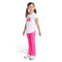 adidas Little Girls 2-pc. Pant Set
