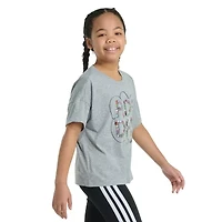 adidas Big Kid Girls Crew Neck Short Sleeve Loose Fit Graphic T-Shirt