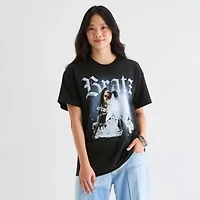 Womens Crew Neck Short Sleeve Oversized Bratz Dolls Juniors Graphic T-Shirt