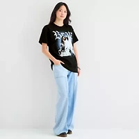Womens Crew Neck Short Sleeve Oversized Bratz Dolls Juniors Graphic T-Shirt