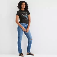 New World The Cranberries Baby Tee Womens Crew Neck Short Sleeve Juniors Graphic T-Shirt