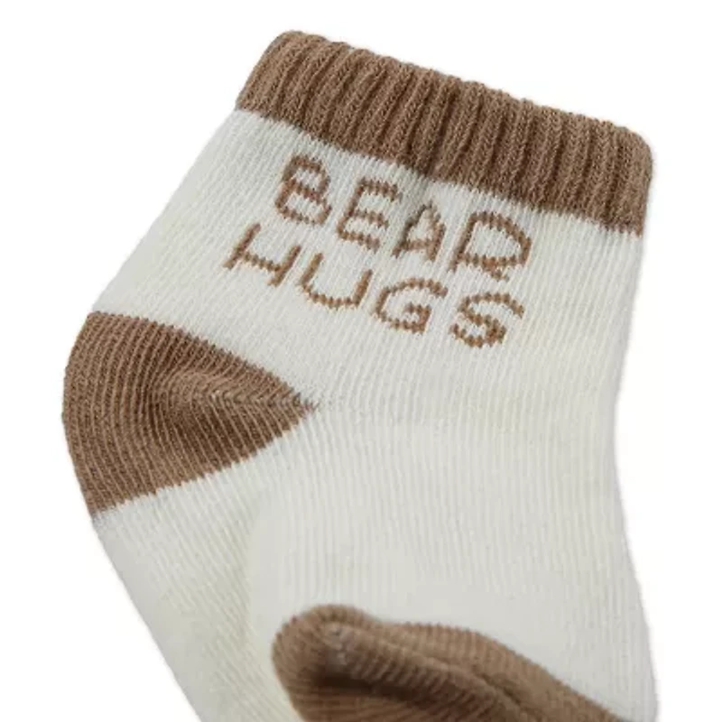 Huggies Baby Boys Multi-Pack 6 Pair Quarter Ankle Socks